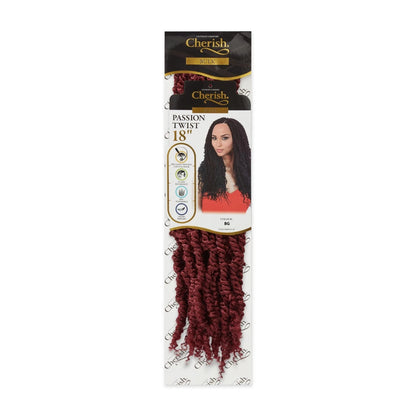 CHERISH CROCHET BRAID CURLY PRE LOOPED HAIR EXTENSION - PASSION TWIST 18''