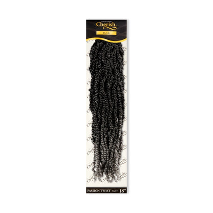 CHERISH CROCHET BRAID CURLY PRE LOOPED HAIR EXTENSION - PASSION TWIST 18''