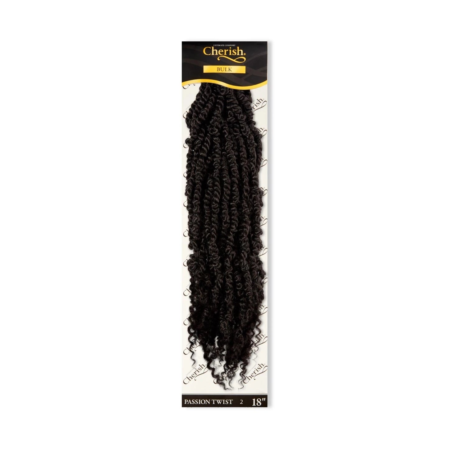 CHERISH CROCHET BRAID CURLY PRE LOOPED HAIR EXTENSION - PASSION TWIST 18''