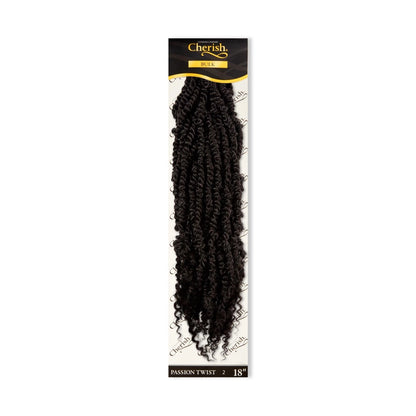 CHERISH CROCHET BRAID CURLY PRE LOOPED HAIR EXTENSION - PASSION TWIST 18''