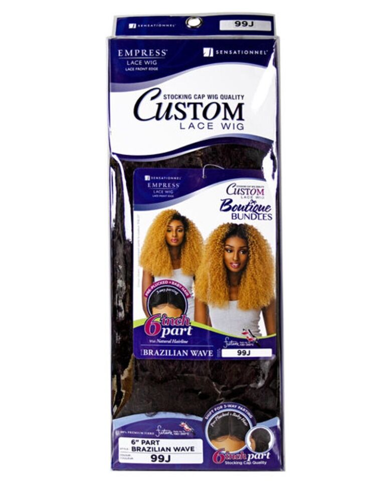 Sensationnel Empress 6 Inch Part Long Custom Lace Front Wig - BRAZILIAN WAVE
