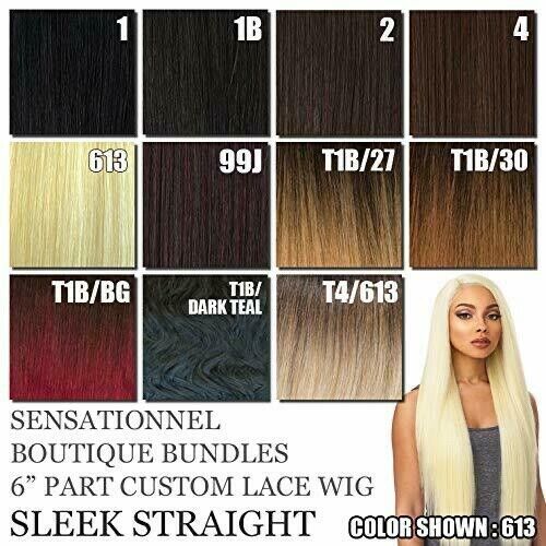 Sensationnel  Empress 6 Inch Part Custom Lace Front Wig STRAIGHT 30"
