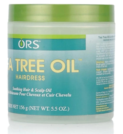 ORS Tea Tree Oil Hairdress Soothing Hair & Scalp Oil 156g